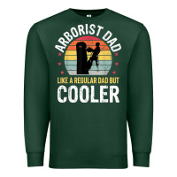 Sports Green arborist dad tree climber logger woodworker chainsaw mens t shirt Premium Sweatshirt - linhVisuals