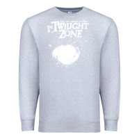 Heather Grey twilight zone vintage faded style design Premium Sweatshirt - linhVisuals