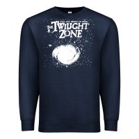 Navy twilight zone vintage faded style design Premium Sweatshirt - linhVisuals