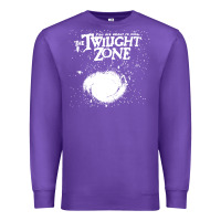 Purple twilight zone vintage faded style design Premium Sweatshirt - linhVisuals
