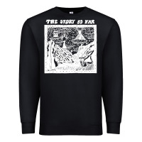 Black the story   the story so far Premium Sweatshirt - linhVisuals