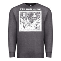 Charcoal Heather the story   the story so far Premium Sweatshirt - linhVisuals