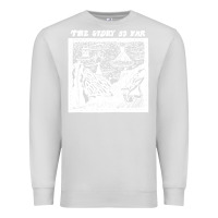 Dove Grey the story   the story so far Premium Sweatshirt - linhVisuals