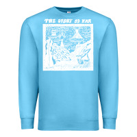 Ocean Blue the story   the story so far Premium Sweatshirt - linhVisuals