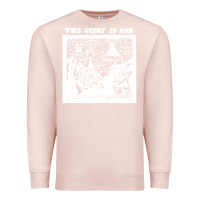 Pale Pink the story   the story so far Premium Sweatshirt - linhVisuals