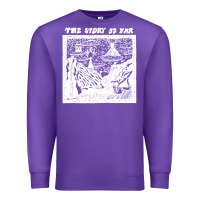 Purple the story   the story so far Premium Sweatshirt - linhVisuals