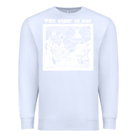 White the story   the story so far Premium Sweatshirt - linhVisuals