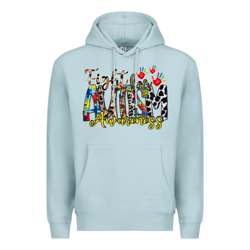 Fight For Autism Awareness Premium Hoodie by RacoonDesign | Teevron