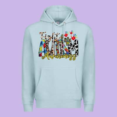 Fight For Autism Awareness Premium Hoodie Designed By Racoondesign