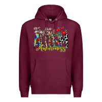 Burgundy fight for autism awareness Premium Hoodie - RacoonDesign