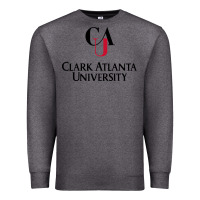 Charcoal Heather Clark Atlanta University Premium Sweatshirt - linhVisuals