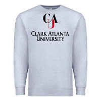 Heather Grey Clark Atlanta University Premium Sweatshirt - linhVisuals