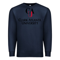 Navy Clark Atlanta University Premium Sweatshirt - linhVisuals