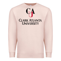Pale Pink Clark Atlanta University Premium Sweatshirt - linhVisuals