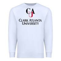 White Clark Atlanta University Premium Sweatshirt - linhVisuals