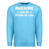 Ocean Blue awesome like my father in law funny fathers day gift men wom t shirt Premium Sweatshirt - linhVisuals