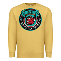 Antique Gold vancouver grizzlie retro Premium Sweatshirt - linhVisuals