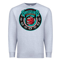 Heather Grey vancouver grizzlie retro Premium Sweatshirt - linhVisuals