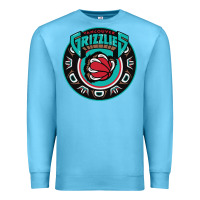 Ocean Blue vancouver grizzlie retro Premium Sweatshirt - linhVisuals