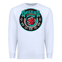 White vancouver grizzlie retro Premium Sweatshirt - linhVisuals