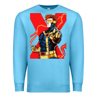 Ocean Blue cyclops 4 Premium Sweatshirt - linhVisuals