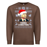 Chestnut vladimir putin merry christmas Premium Sweatshirt - linhVisuals