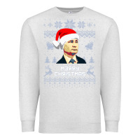 Oatmeal Heather vladimir putin merry christmas Premium Sweatshirt - linhVisuals