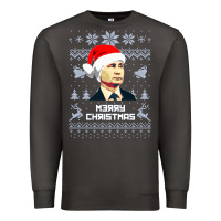 Smoke vladimir putin merry christmas Premium Sweatshirt - linhVisuals