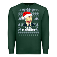 Sports Green vladimir putin merry christmas Premium Sweatshirt - linhVisuals