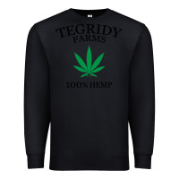 Black tegridy farms Premium Sweatshirt - linhVisuals