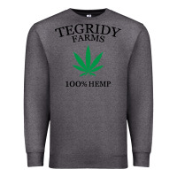 Charcoal Heather tegridy farms Premium Sweatshirt - linhVisuals