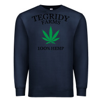 Navy tegridy farms Premium Sweatshirt - linhVisuals
