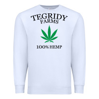 White tegridy farms Premium Sweatshirt - linhVisuals