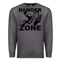 Charcoal Heather archer danger zone Premium Sweatshirt - linhVisuals