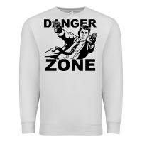 Dove Grey archer danger zone Premium Sweatshirt - linhVisuals