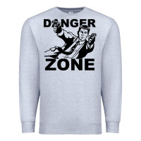 Heather Grey archer danger zone Premium Sweatshirt - linhVisuals