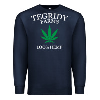 Navy tegridy farms Premium Sweatshirt - linhVisuals