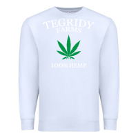 White tegridy farms Premium Sweatshirt - linhVisuals