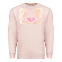 Pale Pink labradoodle t  shirtfunny labradoodle face mask funny dog mouth t  shi Premium Sweatshirt - linhVisuals