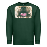 Sports Green labradoodle t  shirtfunny labradoodle face mask funny dog mouth t  shi Premium Sweatshirt - linhVisuals
