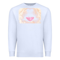 White labradoodle t  shirtfunny labradoodle face mask funny dog mouth t  shi Premium Sweatshirt - linhVisuals