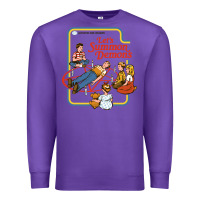 Purple let's summon demons Premium Sweatshirt - linhVisuals