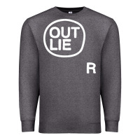 Charcoal Heather outlier Premium Sweatshirt - linhVisuals