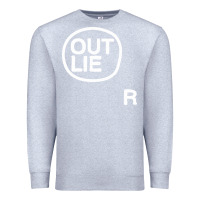 Heather Grey outlier Premium Sweatshirt - linhVisuals