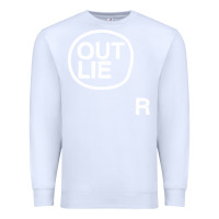White outlier Premium Sweatshirt - linhVisuals