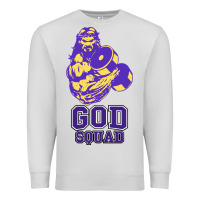 Dove Grey kelvins god squad strong Premium Sweatshirt - linhVisuals
