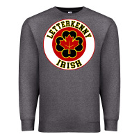 Charcoal Heather letterkenny irish shoresy shamrock Premium Sweatshirt - linhVisuals