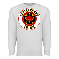 Dove Grey letterkenny irish shoresy shamrock Premium Sweatshirt - linhVisuals