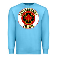 Ocean Blue letterkenny irish shoresy shamrock Premium Sweatshirt - linhVisuals