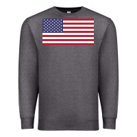 Charcoal Heather american flag Premium Sweatshirt - linhVisuals